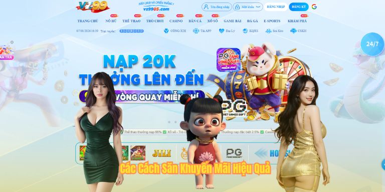 Săn Khuyến Mãi VZ99 Các Cách Săn Khuyến Mãi Hiệu Quả